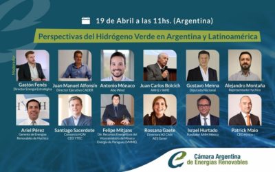 Abierta inscripción al evento “Perspectivas del hidrógeno verde en Argentina y Latinoamérica”